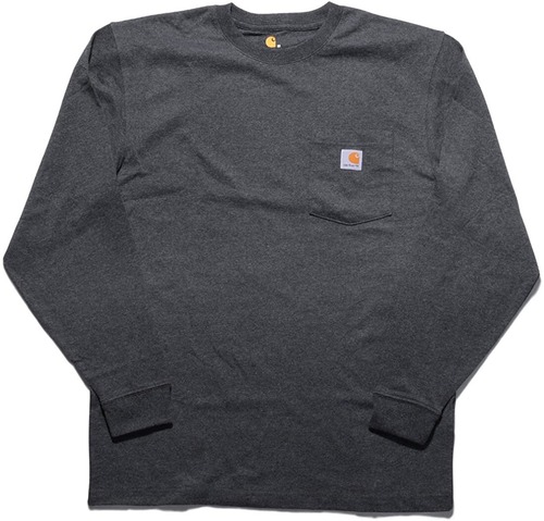 Carhartt (カーハート)  ワークウェア ロングスリーブTシャツ CRH カーボンヘザー RN14806 K126