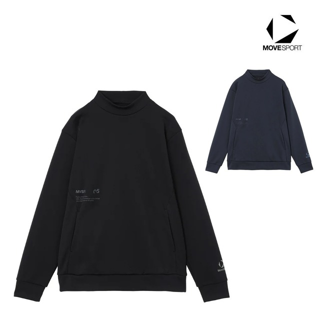 S.F.TECH モックネックスウェット[メンズ]ST6FSW41M ムーブスポーツ スウェットシャツ 吸汗 ストレッチ UV CUT