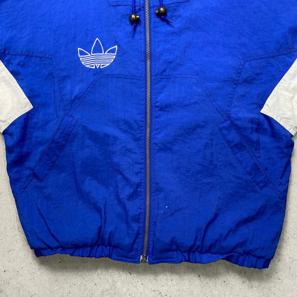 adidas アディダス 80s 中綿 ナイロンジャケット ホワイト ブラック 