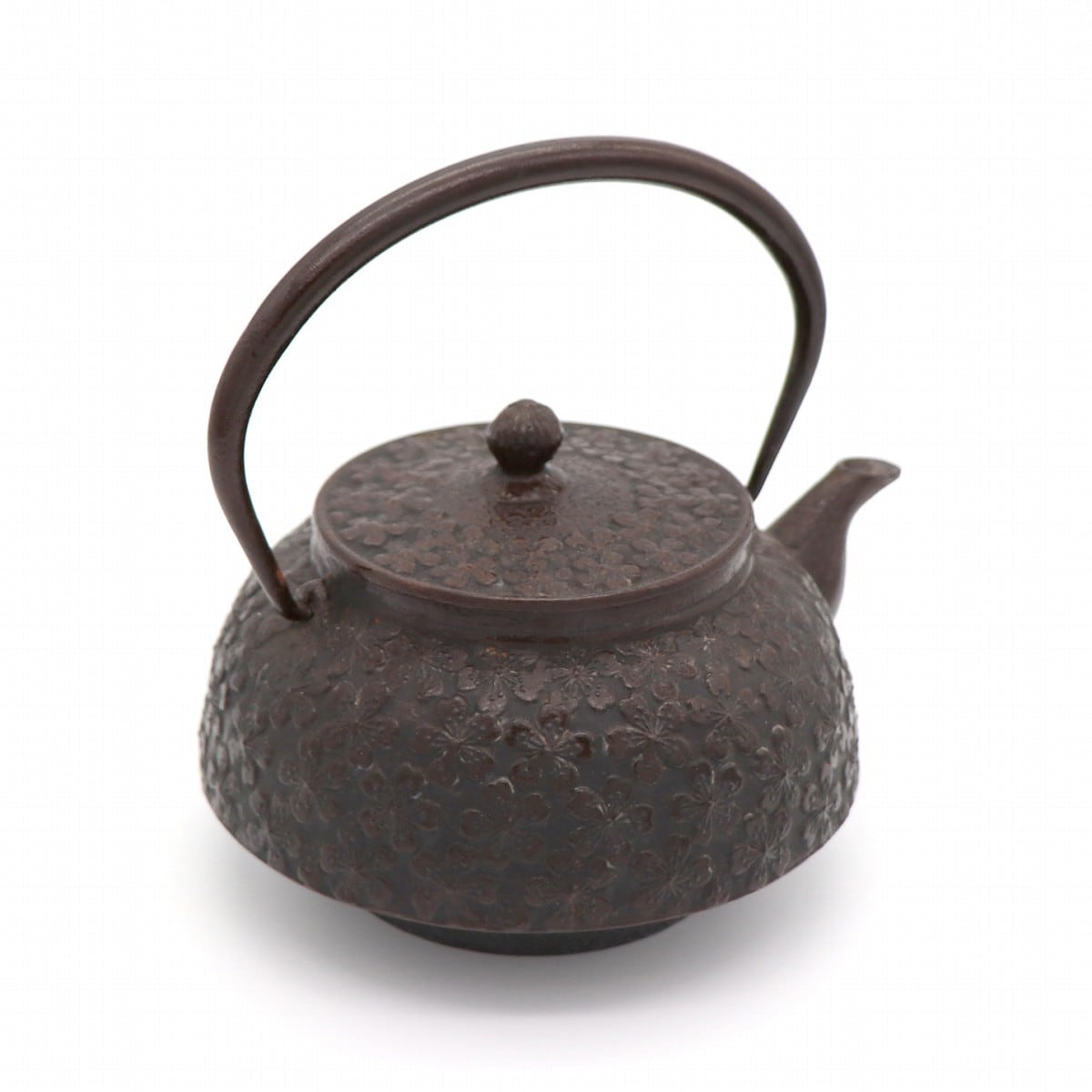 南部鉄器・鉄急須・花模様・No.200823-51・梱包サイズ60 | リサイクル