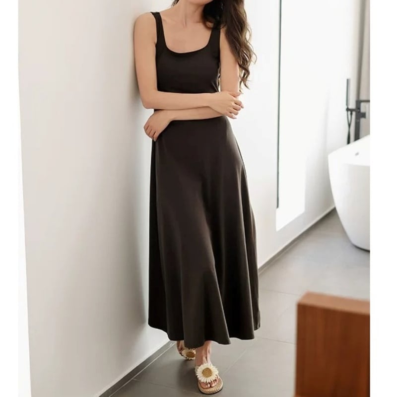 訳ありSALE【M-XL】square-neck sleeveless room wear p1706