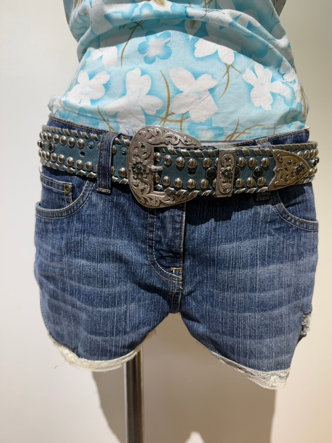 Denim shorts