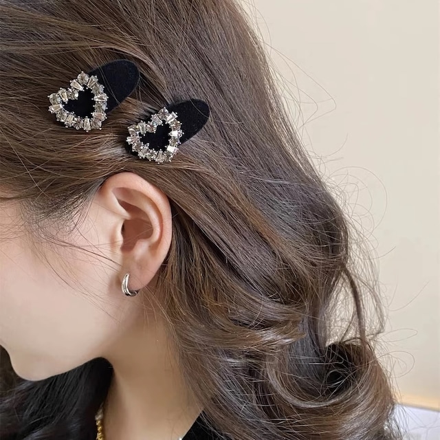 jeweled hair clip（2type）<a1901>