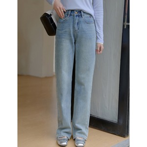 narrow version embroidered v shape jeans
