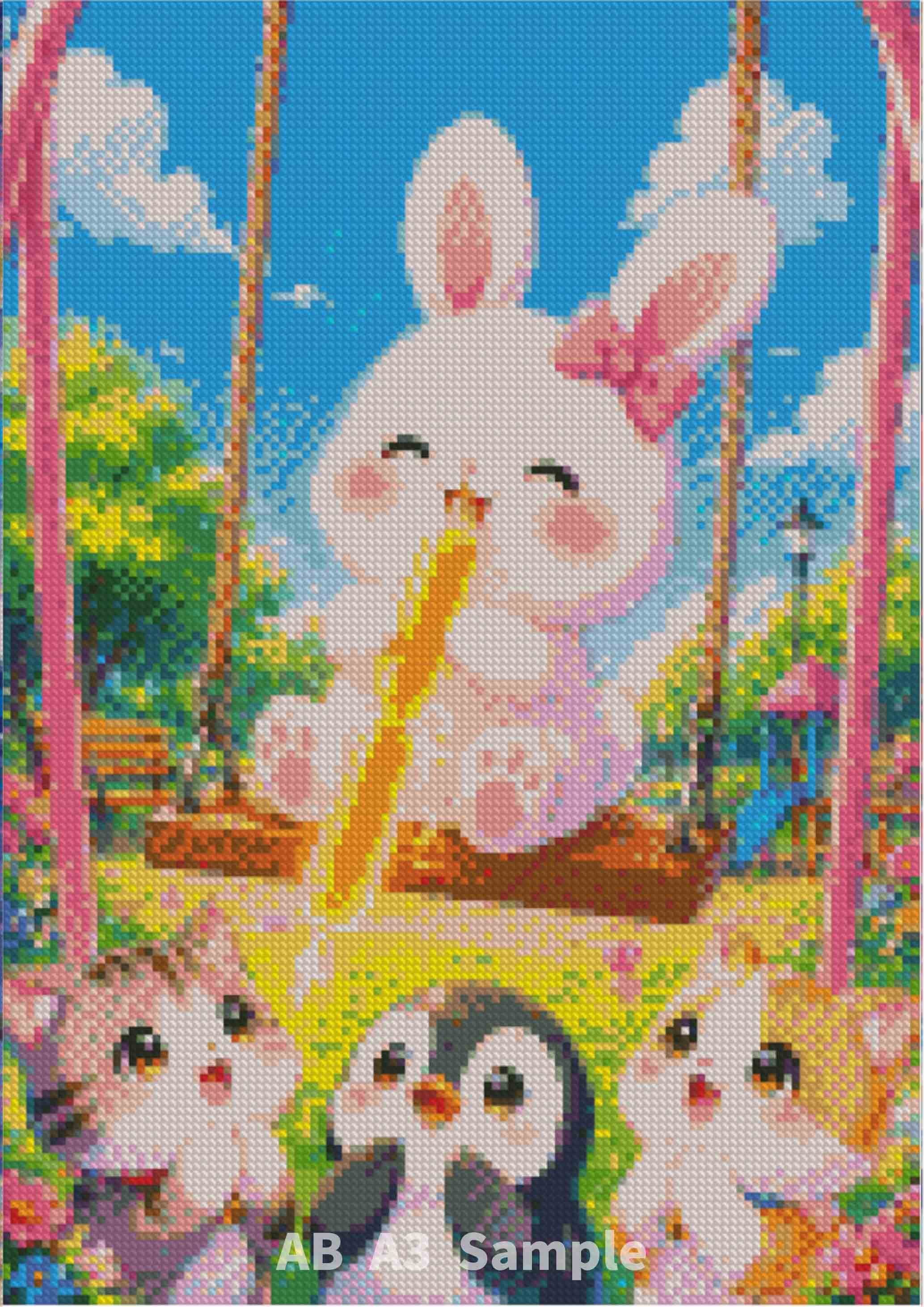 ダイヤモンドアート A3 ひとくち目のしあわせ (通常/フルAB