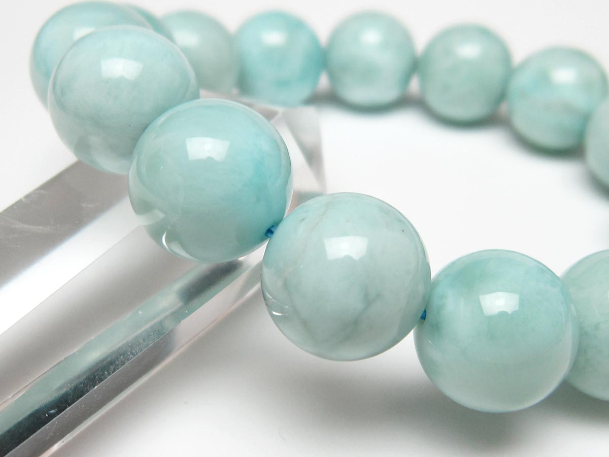 ラリマー ブレスレット 14mm 一点物 111-56423 | 天然石
