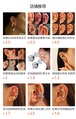 欧米の耳の骨は個性を挟んで耳のクリップを結びます。