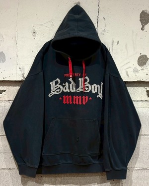 【Caka otto】“BAD BOY” Logo Design Loose Pullover Hoodie
