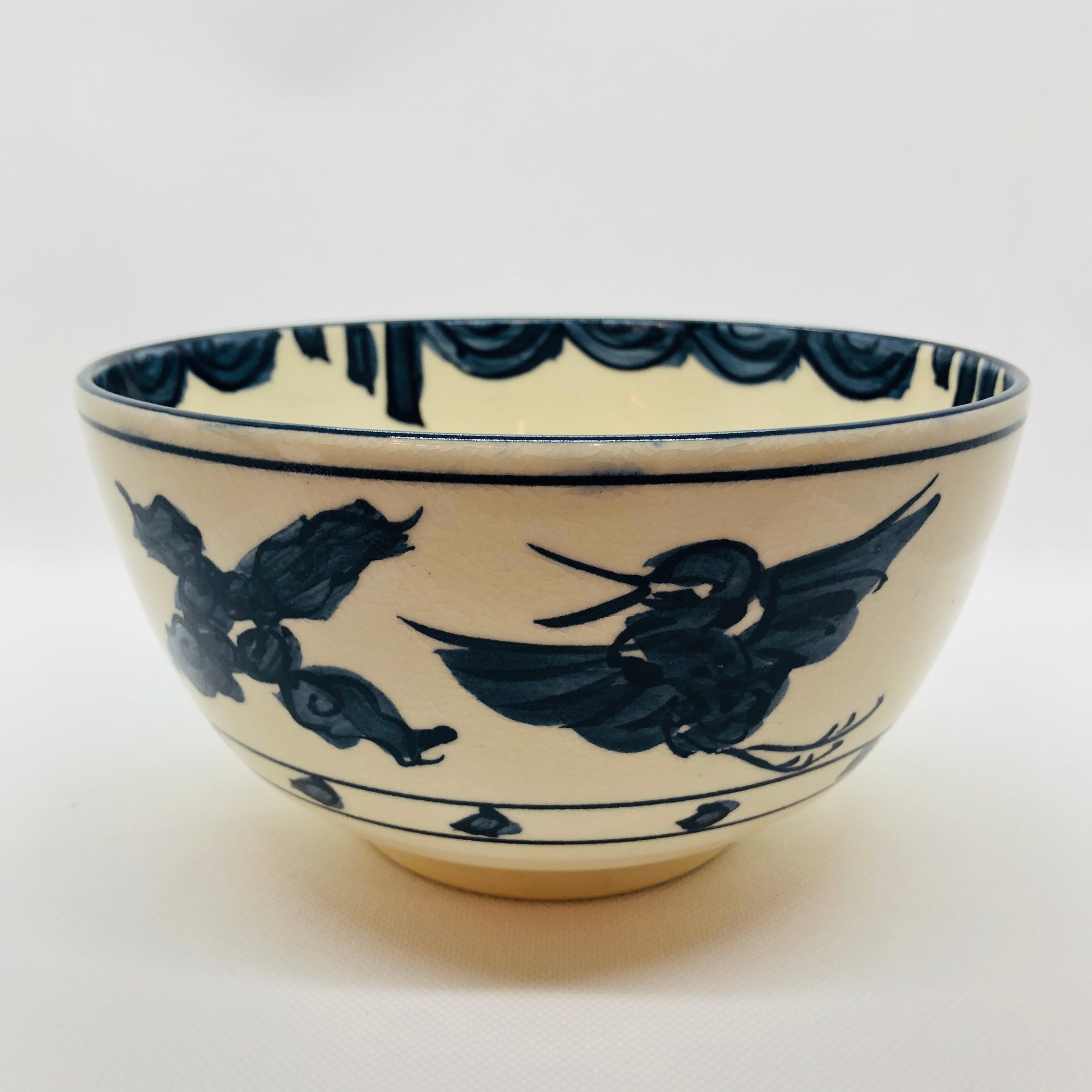 呉須 雲鶴絵 菓子鉢 | 花器茶道具専門店 いたくら
