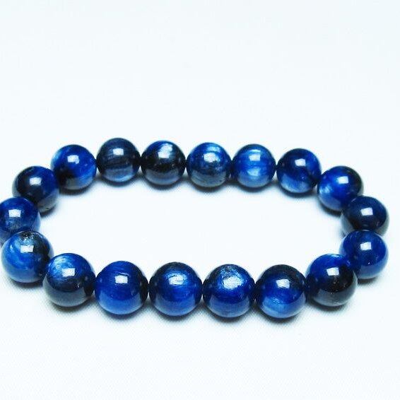 カイヤナイト ブレスレット 11mm 一点物 メール便可 [M便 1/10] 111-48019