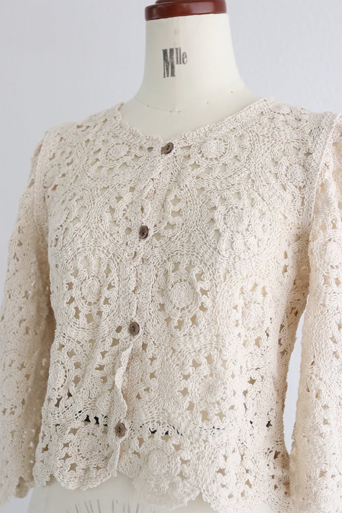 クロシェカーディガン / Crochet Cardigan(W26S6006H)
