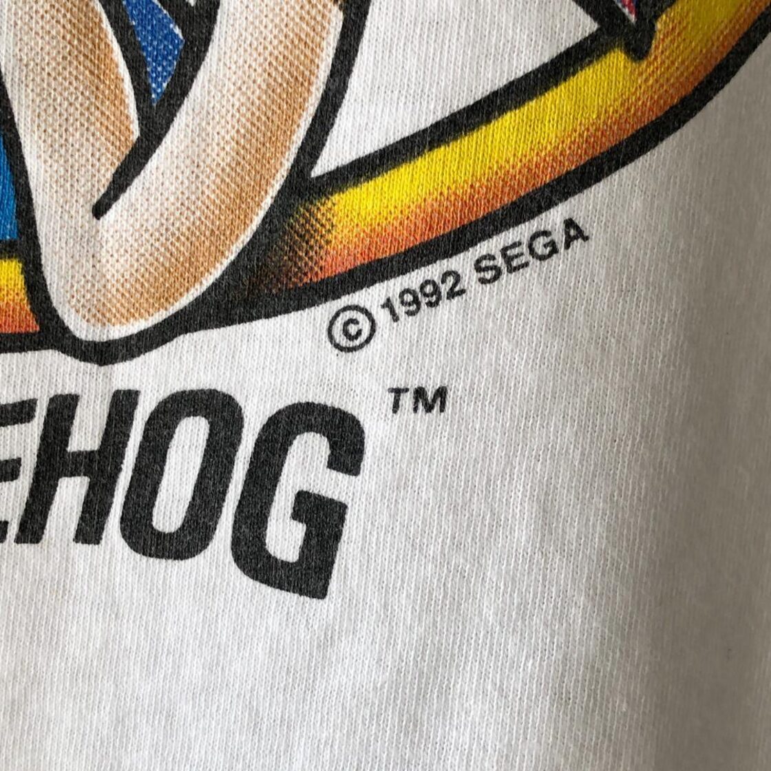 DF2】 Tシャツ ゲーム セガ SEGA ソニック 白 90s 1992年 | Pay ID