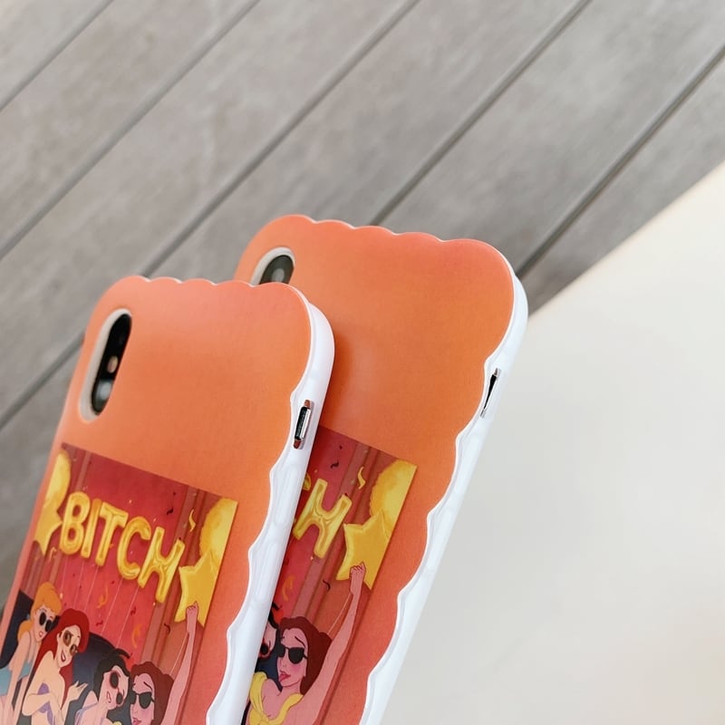 ギャル系 アイフォン保護カバー BITCH Girl iPhonexs xr xsmax x 8