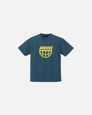 Aokicks Hoops Tee - grayish blue/yellow