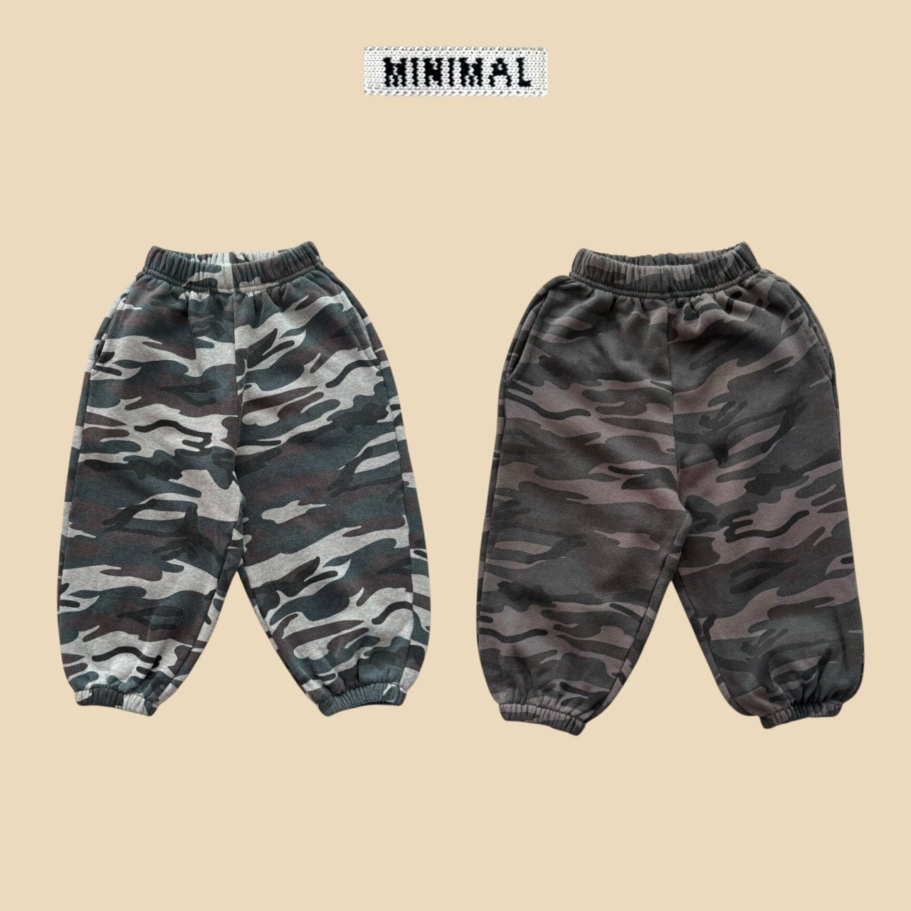 soft camo jogger pants【minimal】 ※12月下旬~1月上旬発送予定