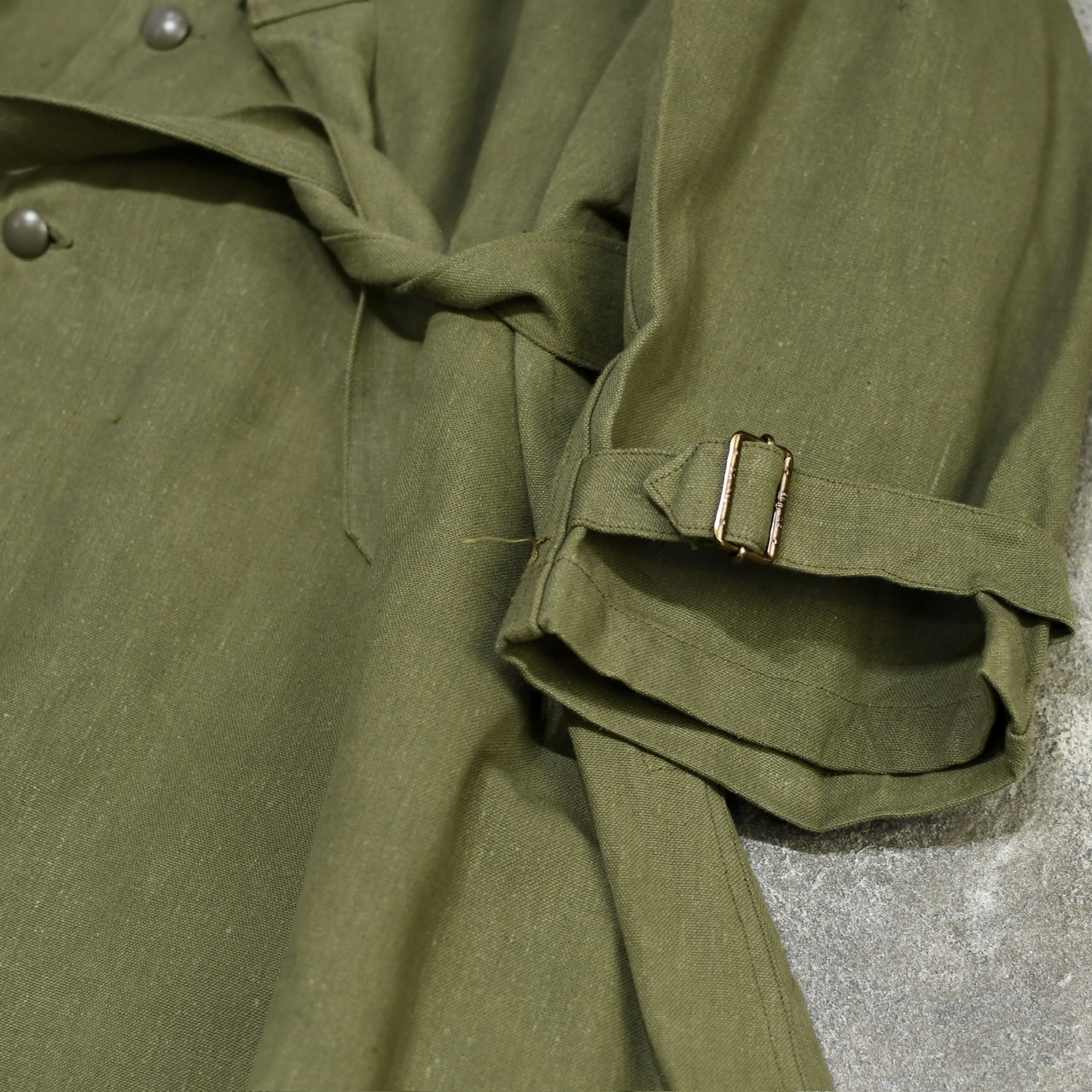 40's~ french army m-35 motorcycle coat