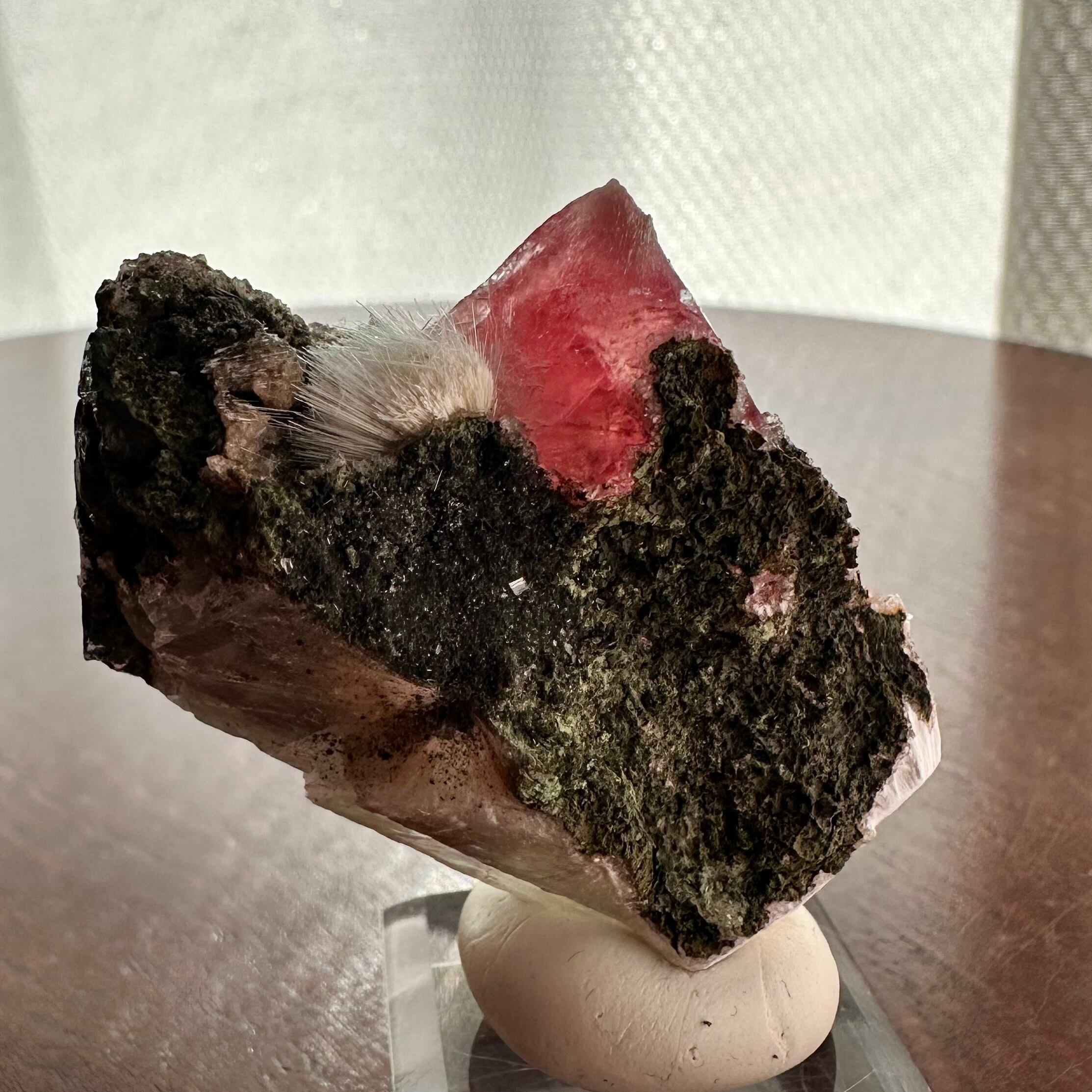 カルサイト / メソライト【Calcite with Mesolite】インド産 | PEANUTS