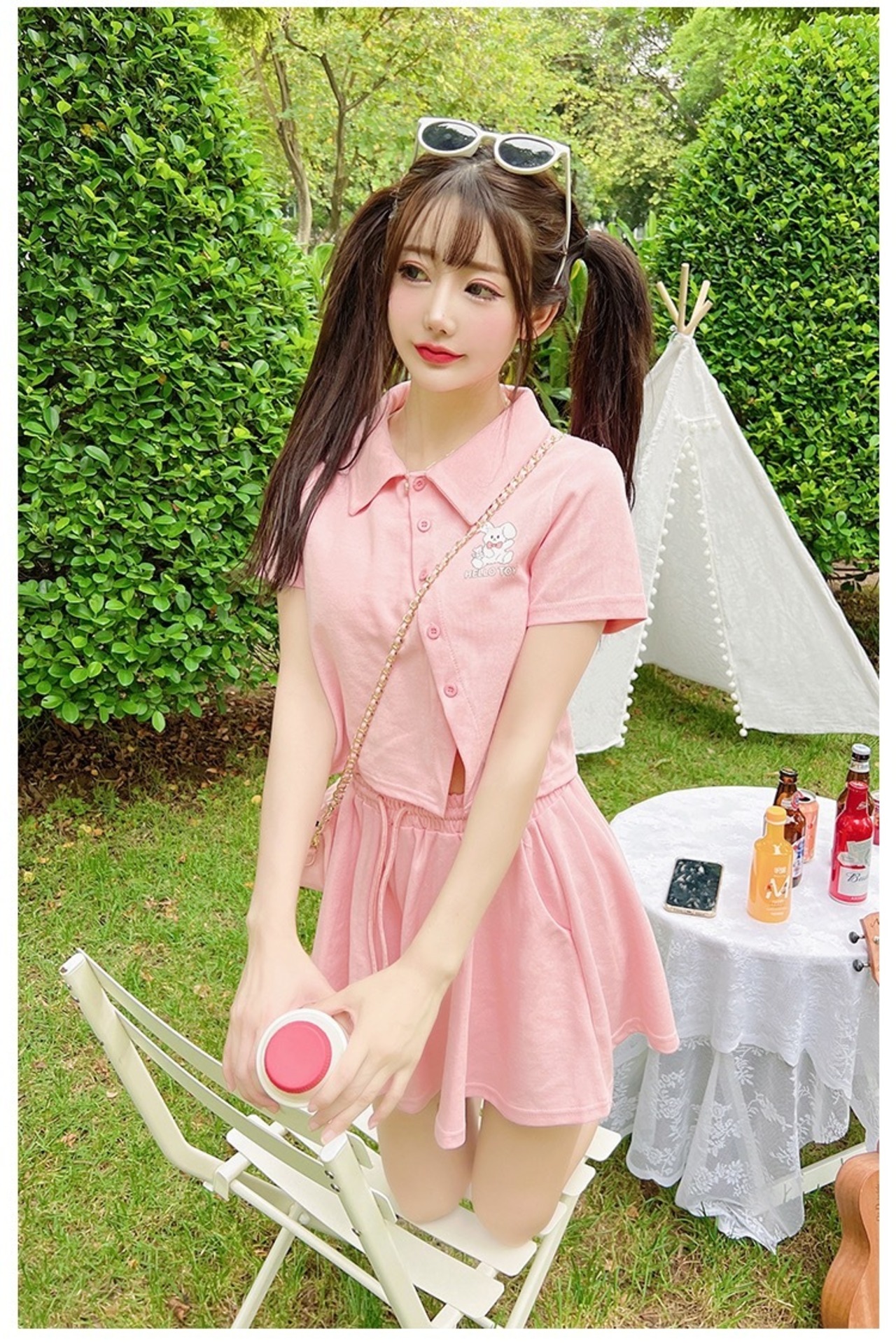 シンプル可愛いお洋服まとめ売り お姉さん系ピンク グローバルワーク 