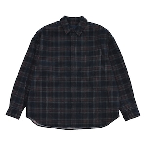 【JUUN.J】Loose-Fit Classic Cotton Shirt(BLACK/GREEN)