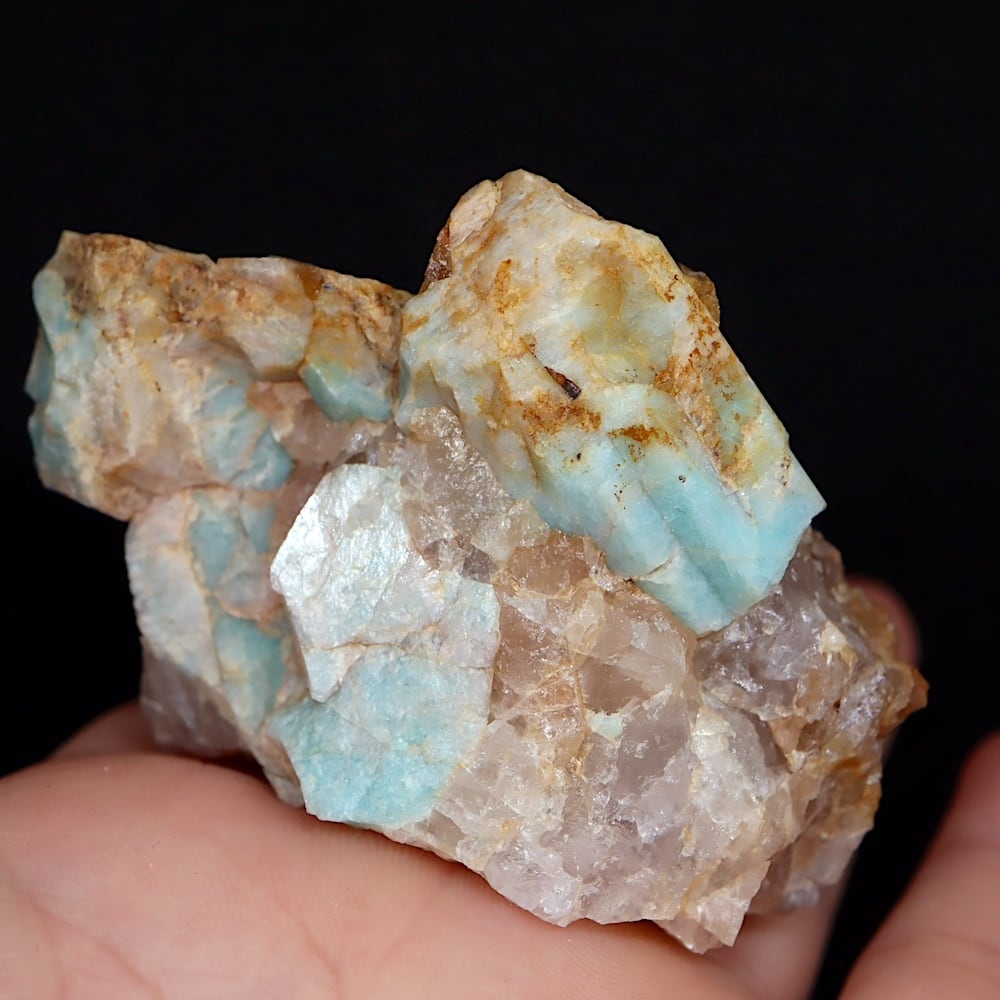 マンゴークォーツ ハロイサイト 水晶 46.5g MQ031 鉱物 天然石 原石