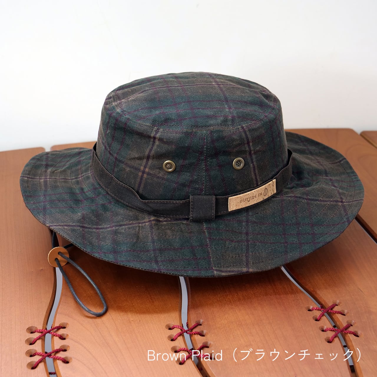 Wax Cotton Hat （ワックスコットン製ハット） | OUTSIDE IN Official