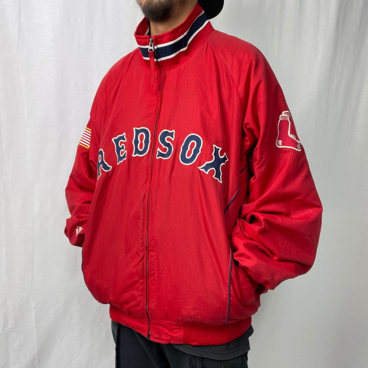 mlb red sox レッドソックス ナイロンジャケット 90s