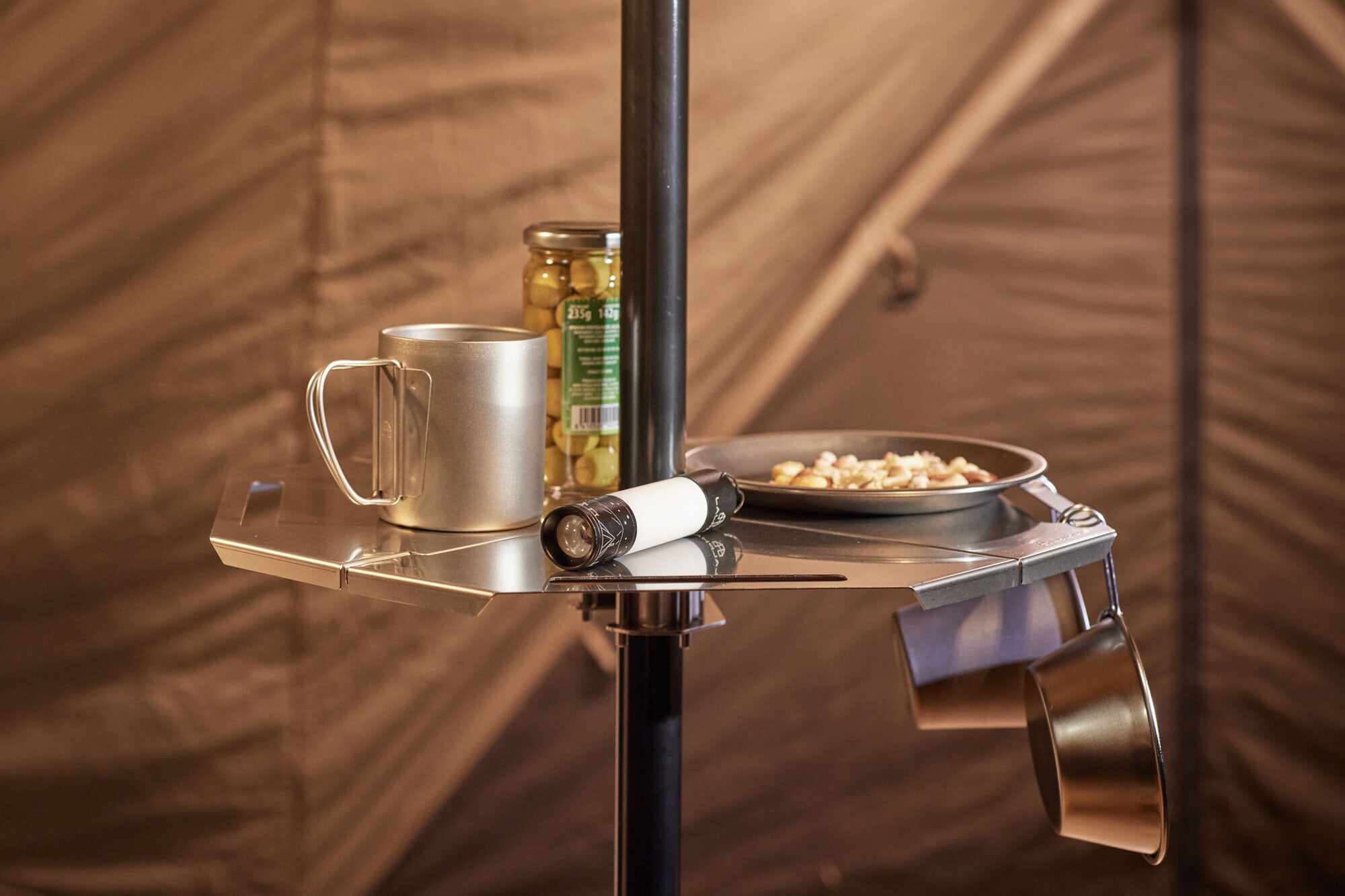 ワンポールサイドテーブル（OP-100） | アウトドア・キャンプ用品