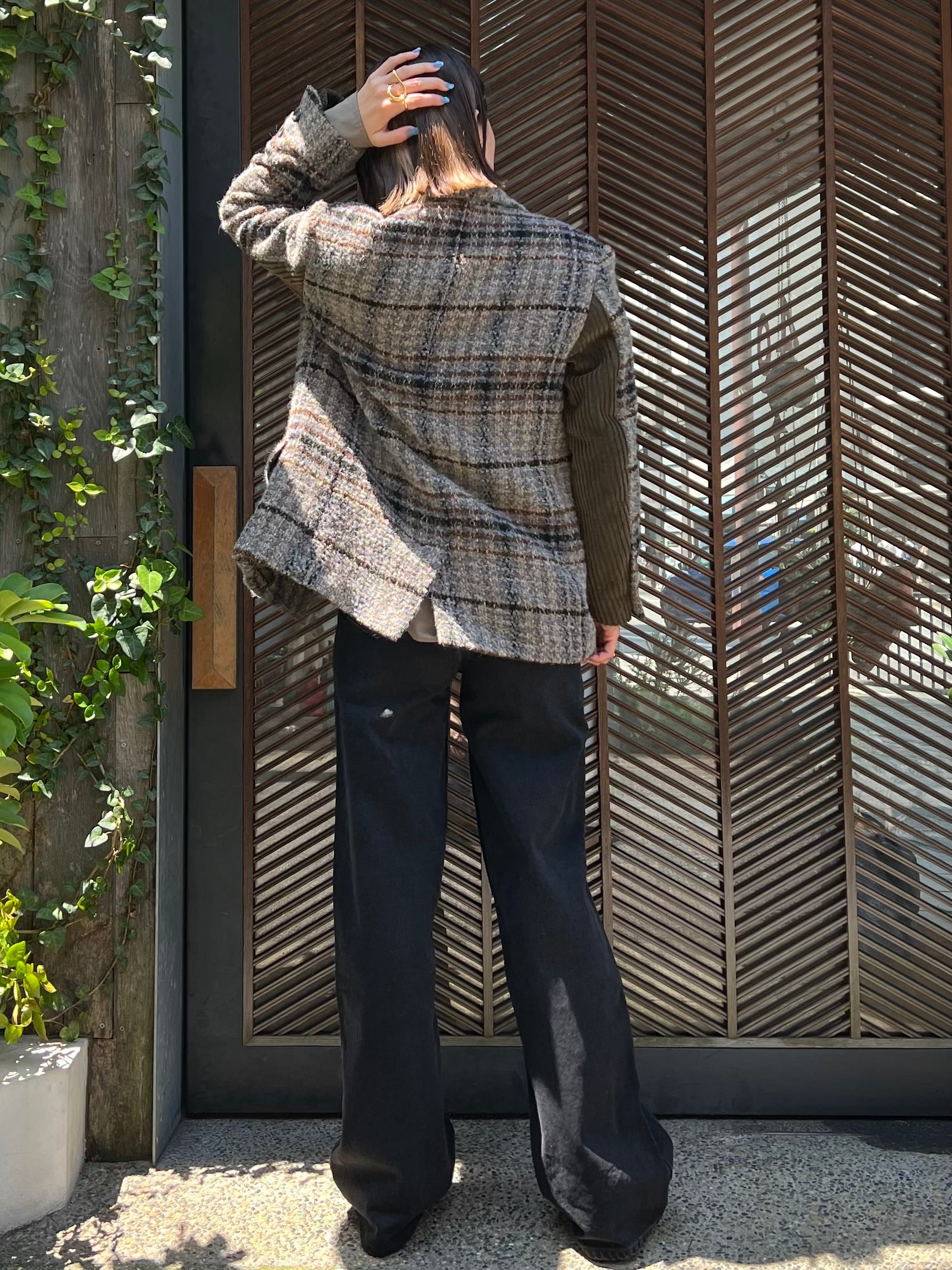 23AW】FUMIE TANAKA フミエタナカ / TWEED CHECK JK | TRENTオンライン