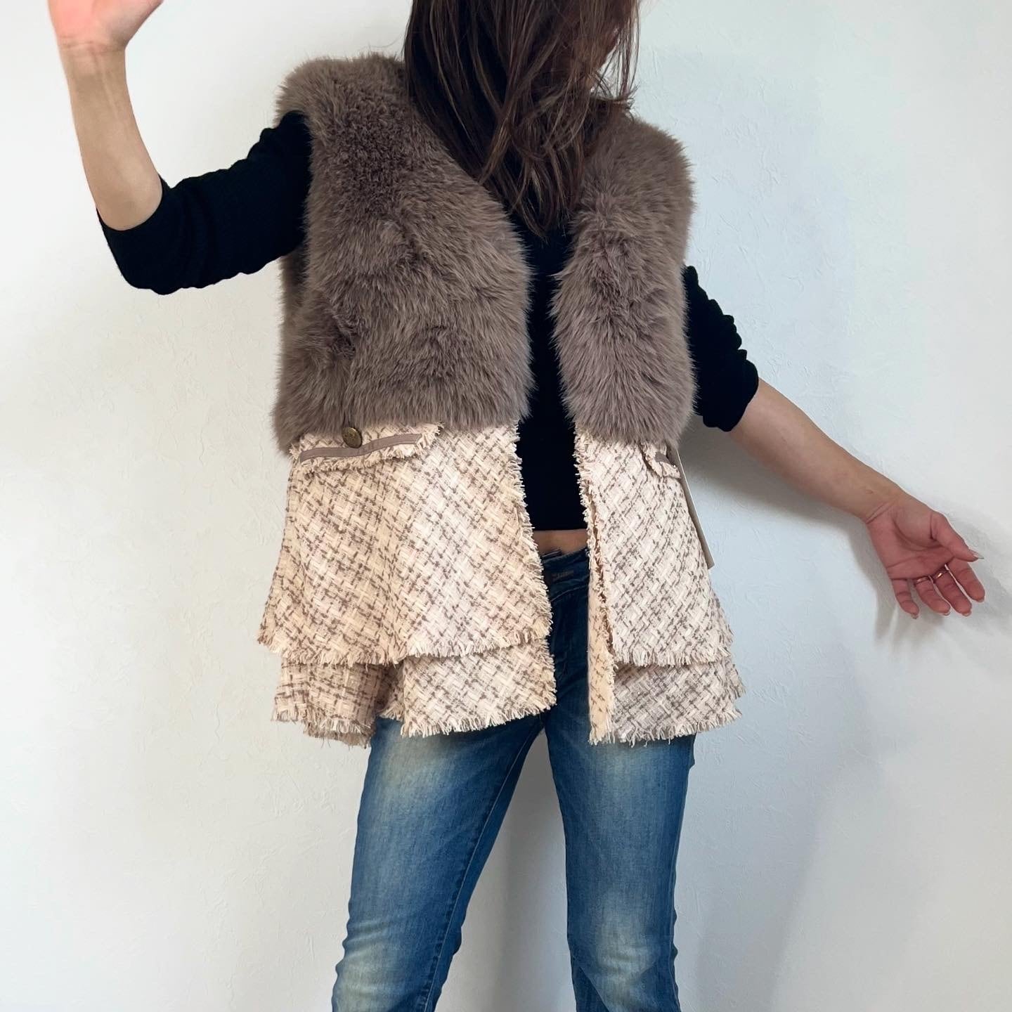 ガレナ galena GALENA ツィードコンビファーベスト | Sister by ParisLagar