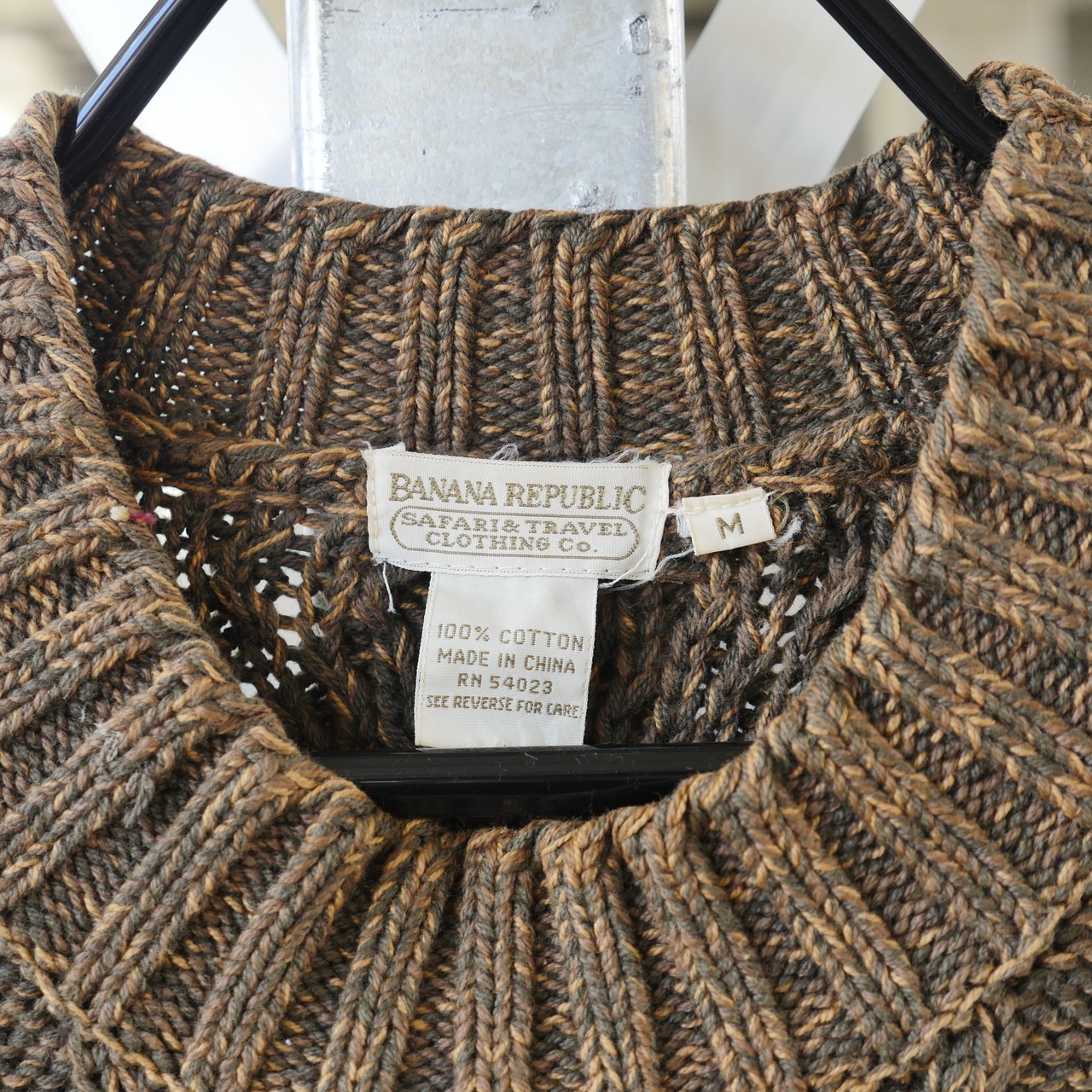 BANANA REPUBLIC|80s cotton knit