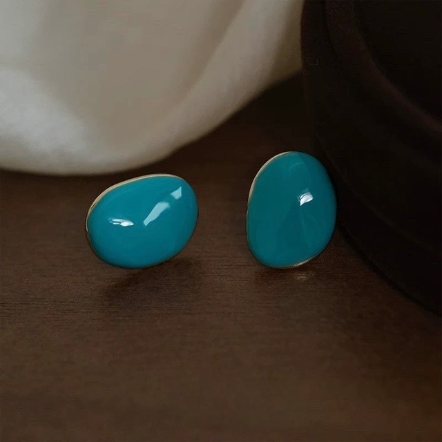 ターコイズブルーピアス　CH3035
