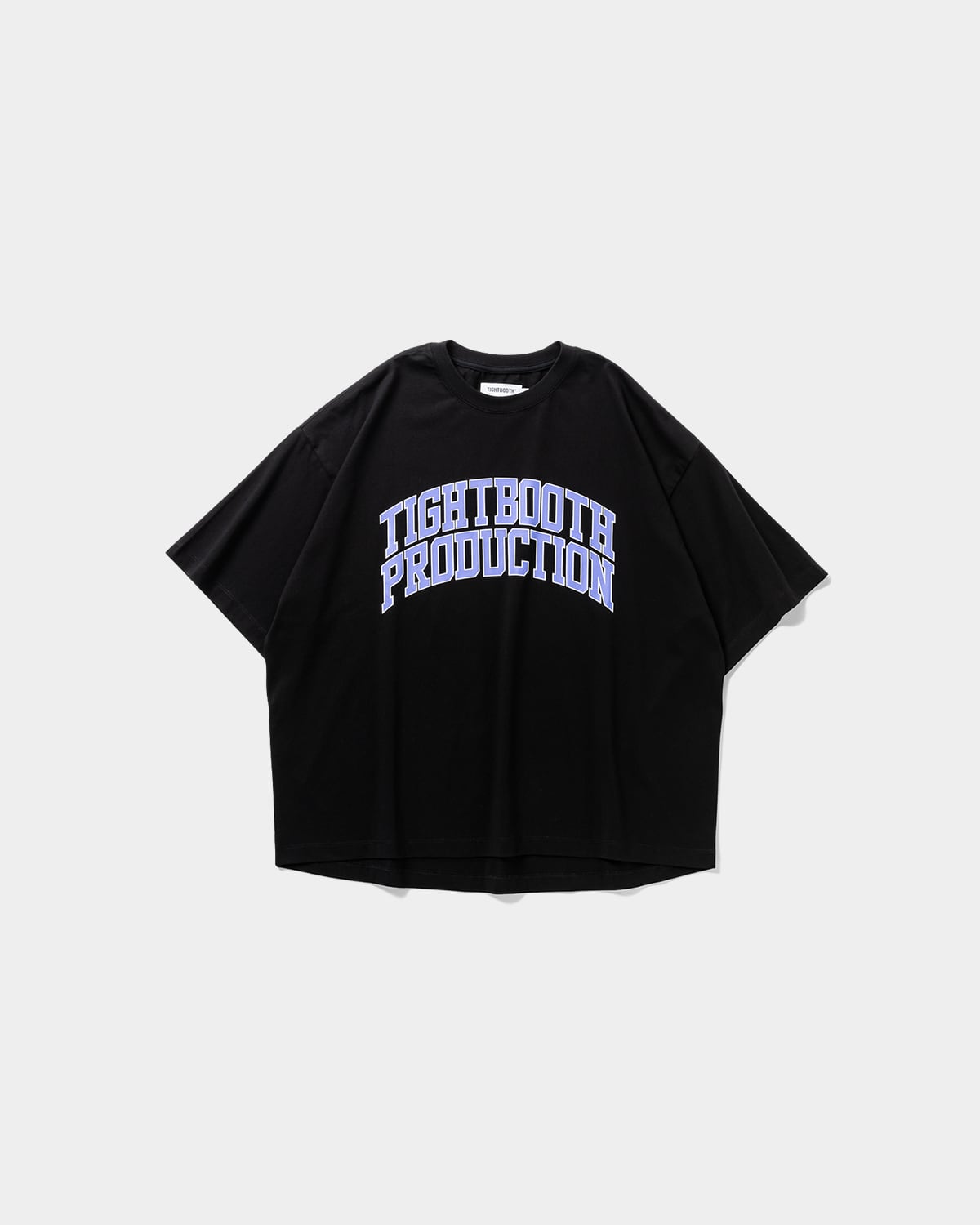 TIGHTBOOTH / COLLEGE S/S T-SHIRT / BLACK