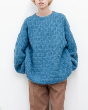 1980-90s chunky hand knit sweater