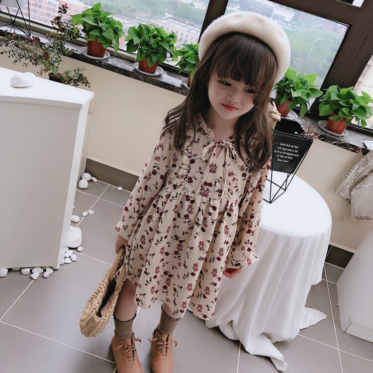 90 130 ワンピース 小花柄 アプリコット 女の子 ドレス リボン 韓国子供服 Q Toworld キュートワールド 子供服 メール便は何点でも送料の合計は280円 90 130 ワンピース 小花柄 アプリコット 女の子 ドレス リボン 韓国子供服 Q Toworld キュートワールド 子供服 メール便は何点でも送料の合計は280円