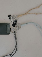 ETRE TOKYO レザーコードロングマルチストラップ