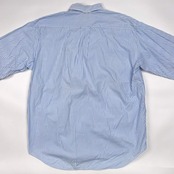 Captain Santa キャプテンサンタ ストライプ BD ボタンダウン 長袖シャツ M/ブルー メンズ