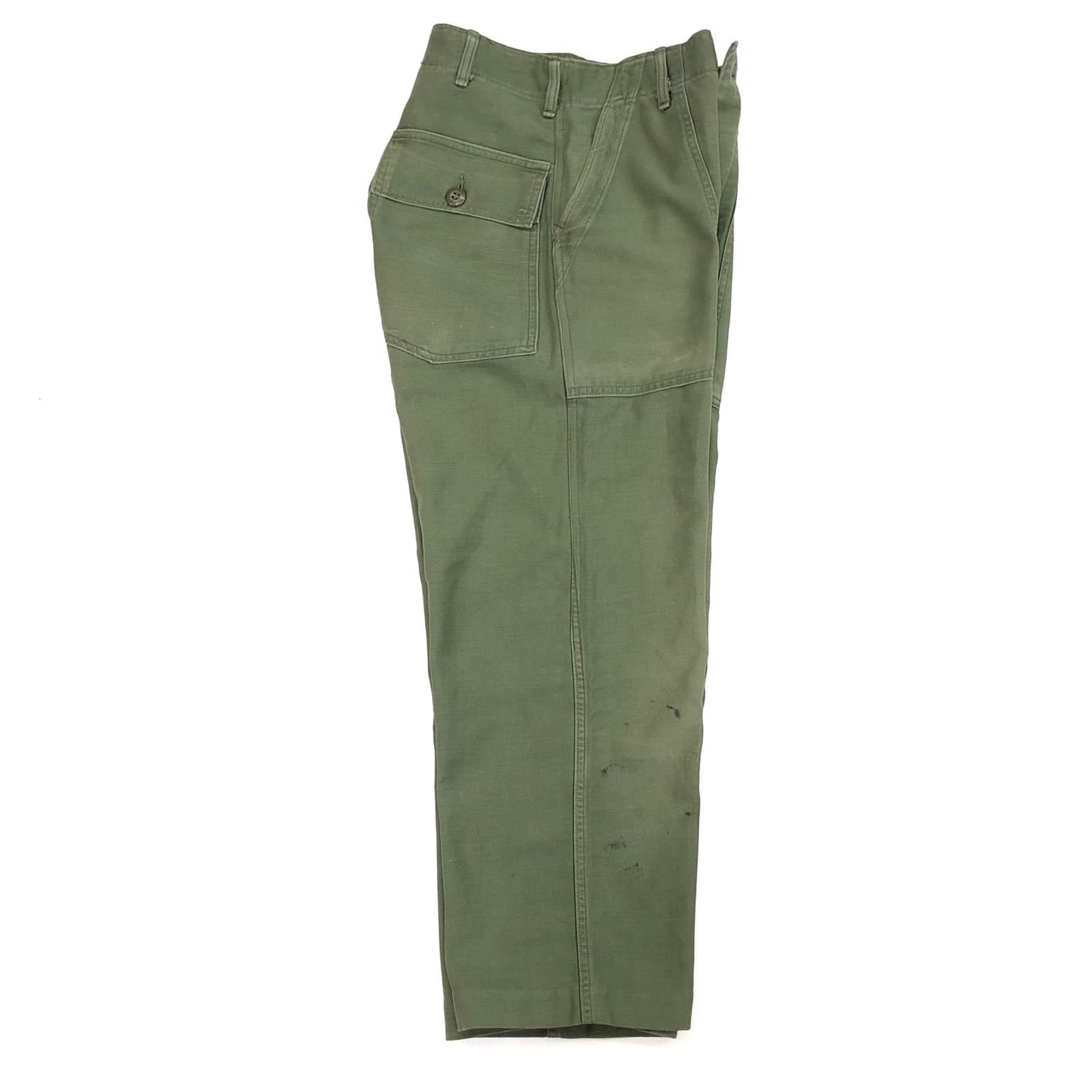 U.S.ARMY 60-70年代 OG-107 ベイカーパンツ W25 L23-24 相当 小さい