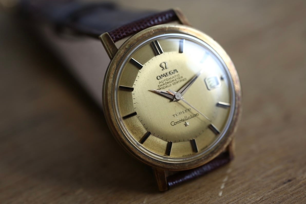 【OMEGA】 1966年製 オメガ コンスレーション ”Deluxe” ラージ チューラー別注 18K 金無垢 12角 自動巻き / constellation / Cal.561