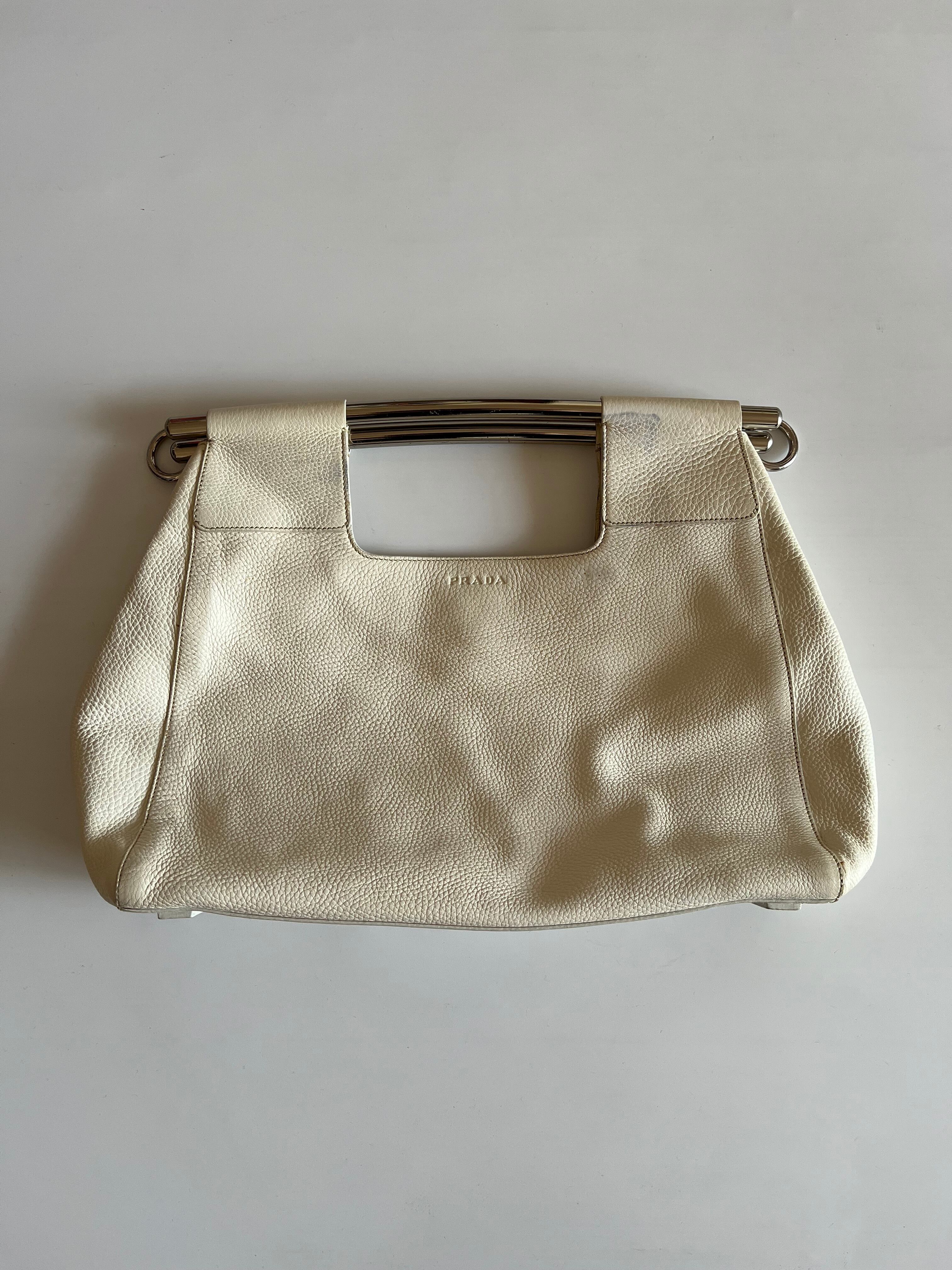 SS2003 PRADA METAL HANDLE HAND BAG | triptraproll 
