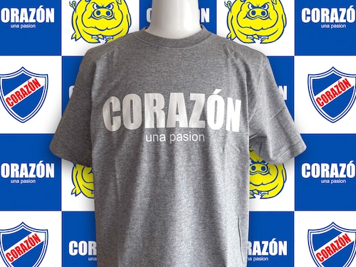 CORAZONロゴTシャツ(グレー)