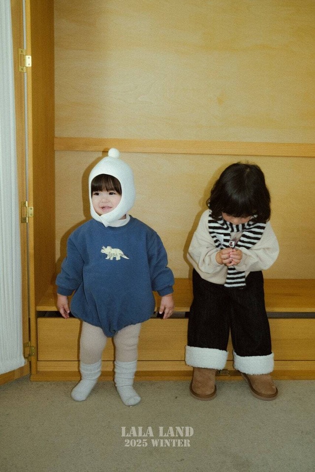 予約⌇LALALAND / (bebe) winter dinosaur suit