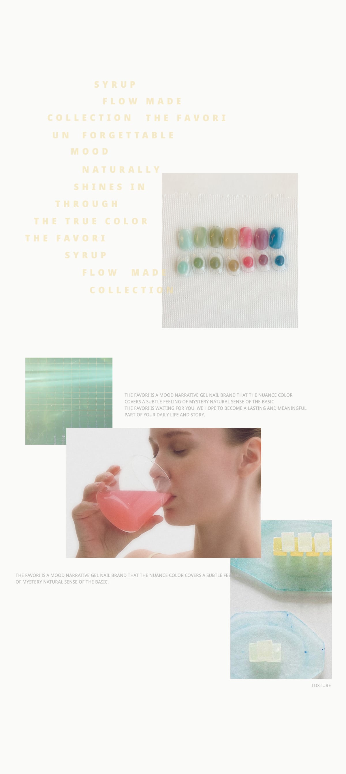 THE FAVORI × JENNY〉SYRUP FLOW MADE COLLECTION | THE FAVORI JAPAN