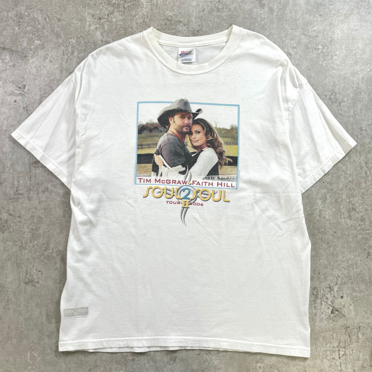 00年代 TIM McGRAW & FAITH HILL フォトTシャツ ツアーTシャツ ティム