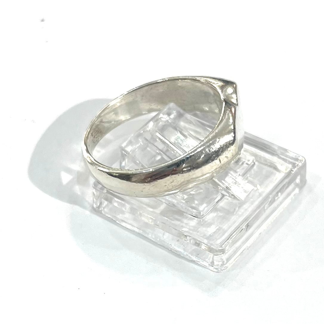 TIFFANY&CO】【18号 】2599 シグネットハートリングシルバーリング