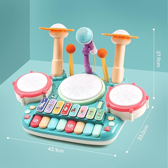 bontempi ボンテンピ ］ロックドラム 子供用楽器 3歳から 楽器 ドラム