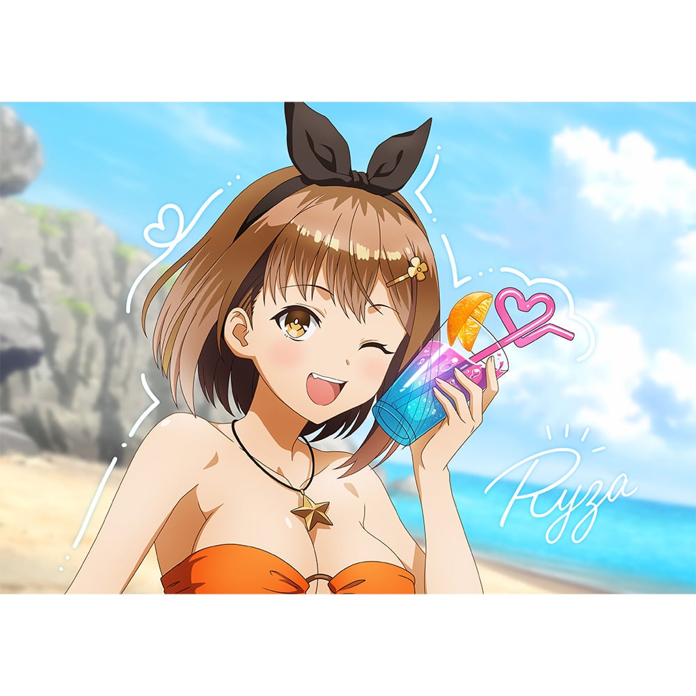 額装 複製原画 A4 ライザのアトリエ2 ライザ クラウディア フィーを囲んで Amazon.co.jp: ライザのアトリエ2 B2タペストリー[クラウディア