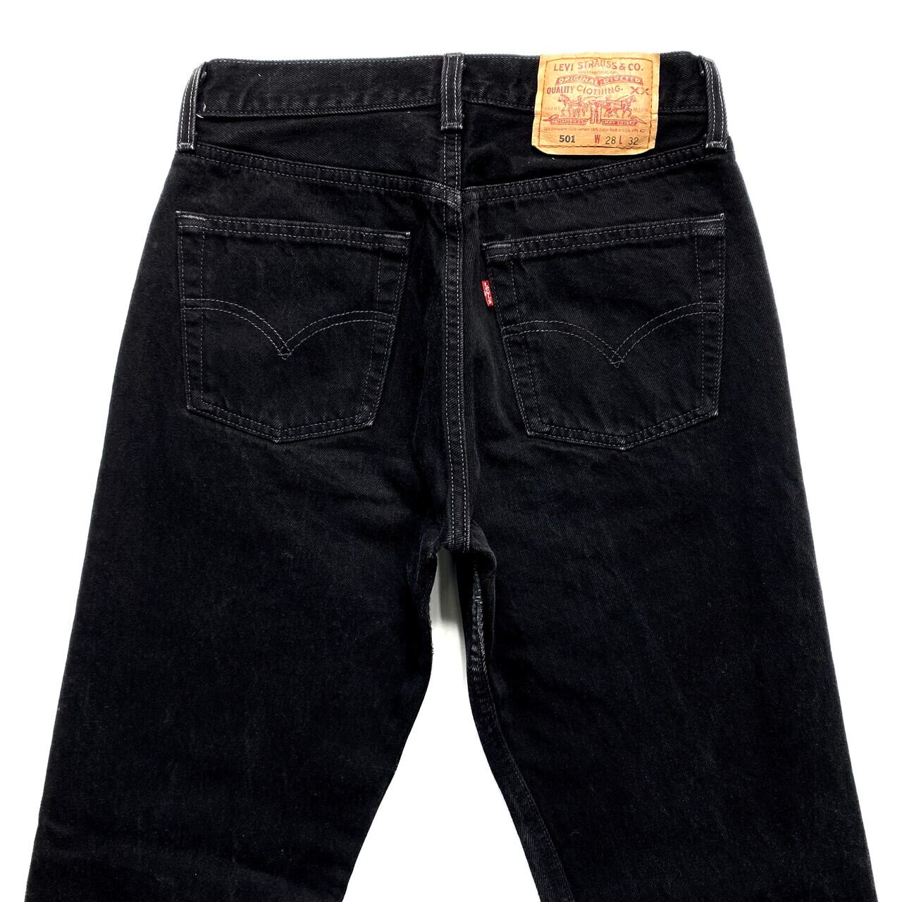 リーバイス Levi's リーバイス501 FOR WOMEN ブラックジーンズ ストレートデニムパンツ USA製 レディースXL(w31) /eaa306508