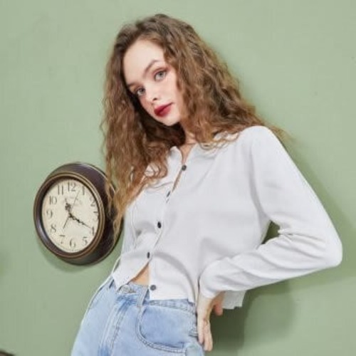 カーディガン ニット 長袖 レディース 秋冬 羽織り 通勤 通学 ショート丈 大人可愛い カジュアル お出かけ オフィス カラフル セーター 前あき トップス 30代 40代