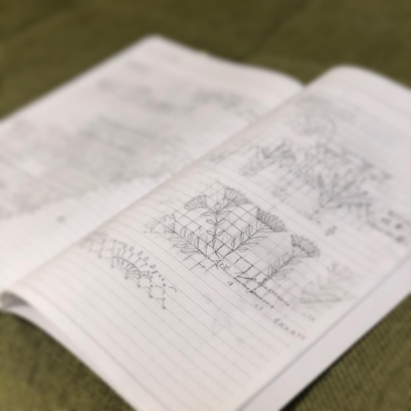 編み図dl ひだまりショール 時間の森工房kit