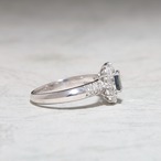 アレキサンドライト リング pt900 / 0.440ct / DA 0.700ct